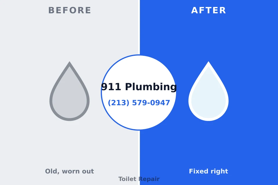 Before and after: plumbing company Flowing Wells, AZ